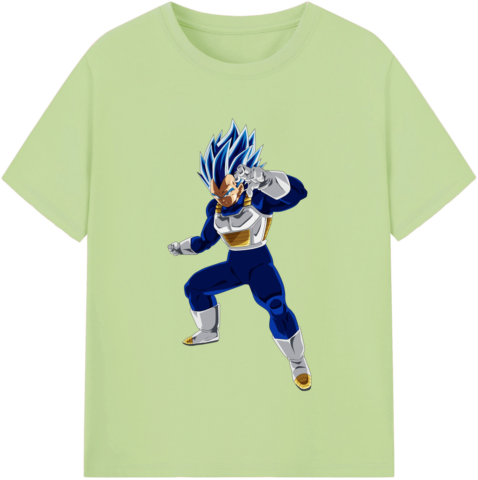 （画像用） ドラゴンボール ベジータ四世（Bejīta Yonsei）DRAGON BALL Vegeta IV 綿100％半袖Tシャツ（フロントプリント）